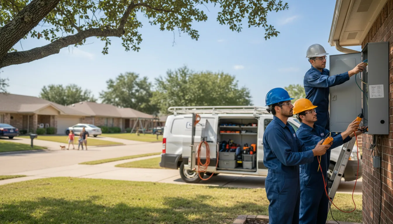 Certified electrician providing emergency electrical services in Delta, IA